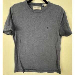 Original Penguin T-Shirt Mens Small Gray Short Sleeve Crew Neck Logo Tee 752